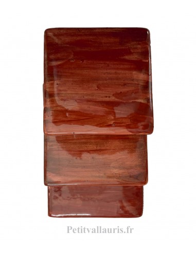Carreau mural 9,5 x 9,5 cm rouge...