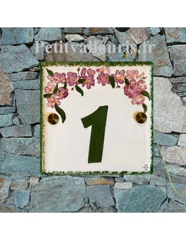 Numéro de Maison en faience 15x15...