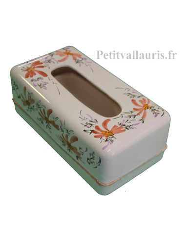 Boîte ceramique blanche à mouchoirs...