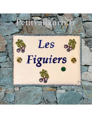 Plaque de maison en céramique pré...