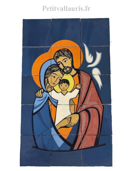 Fresque murale 50 x 30 cm sur carreaux d'après un fichier numérique personnalisé fournit