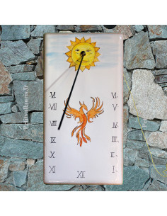 Cadran solaire en faïence...