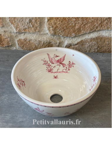 Petite Vasque bol ronde en faïence...