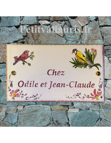 Grande plaque rectangulaire pour...