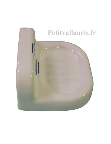 Porte savon en céramique blanche...