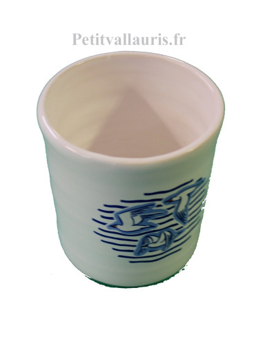 Porte crayon de maquillage en faience...