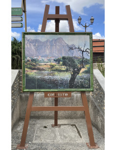 Fresque murale 120 x 100 cm sur carreaux d'après un fichier numérique personnalisé fournit