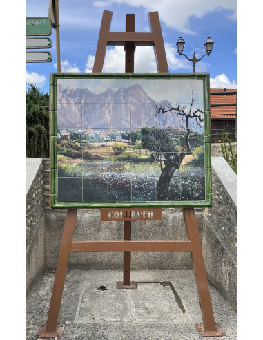 Fresque murale 120 x 100 cm sur carreaux d'après un fichier numérique personnalisé fournit