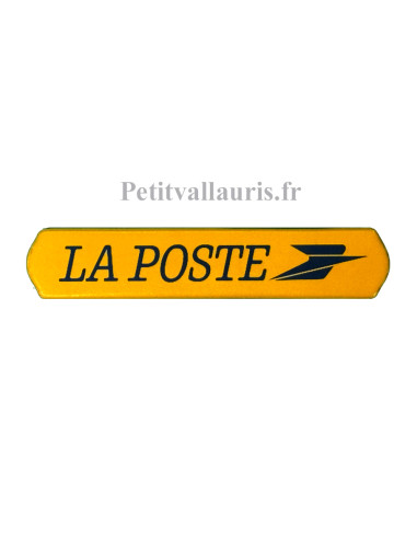 Plaque boite aux lettres en faience motif en sérigraphie céramique d'après fichier