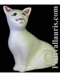 Chat Et Chaton En Faience Decorative