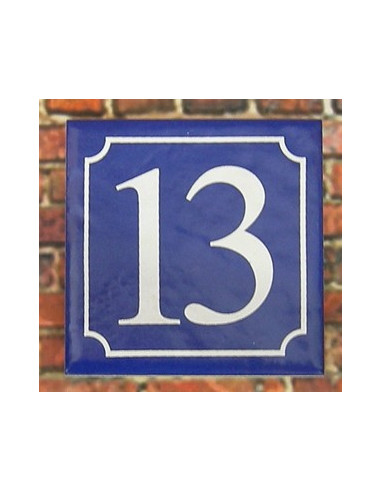 Numéro de rue / Plaque numéro de rue rectangle grand format