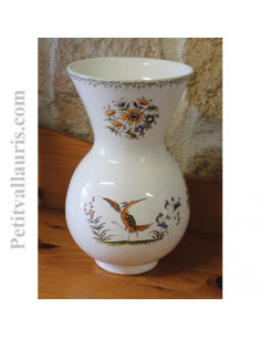 Vase Nadine Taille 2 en faïence décor Tradition Vieux Moustiers polychrome