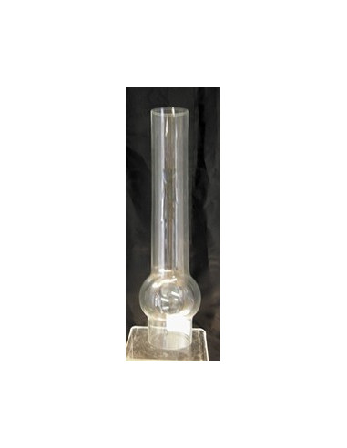 verre de lampe à pétrole base Ø 44,5 mm en verre satiné réf AG94 