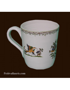 Chope - Mug décor Tradition Vieux Moustiers polychrome personnalisé prénom
