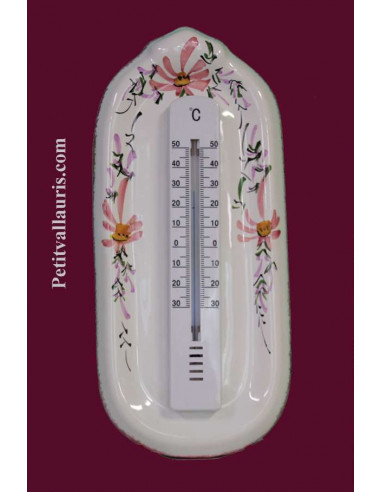 Thermomètre fleuri, lot de 2 - APBP : Thermomètre fleuri, lot de 2