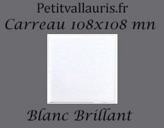 carreau faience blanche 108x108