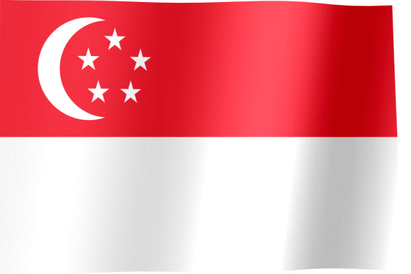 Drapeau Singapour