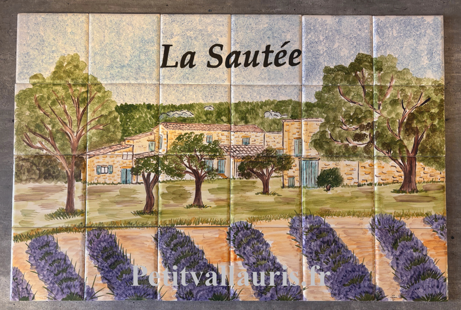 Fresque haute provence personnalisée